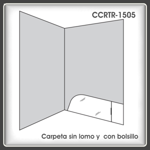 carpeta con bolsillo